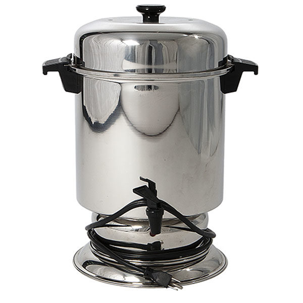 BAKERS CHEFS 60-CUP COFFEE MAKER URN STAINLESS STEEL 836607000644