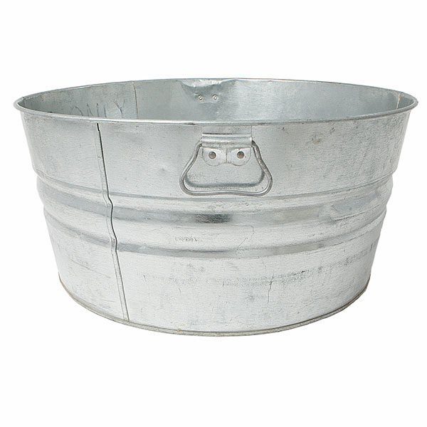Round Metal Wash Tub - Sierra Rental Company